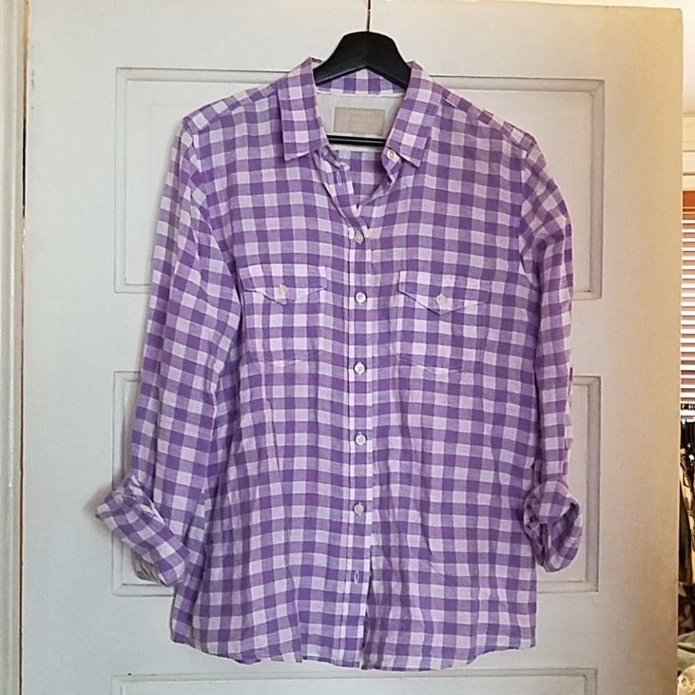 Banana Republic Soft Wash Linen Buttondown Shirt